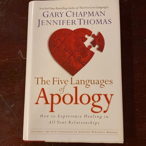 northfield publishers Other - The Five Languages of Apology by Gary Chapman and Jennifer Thomas. Hardback book